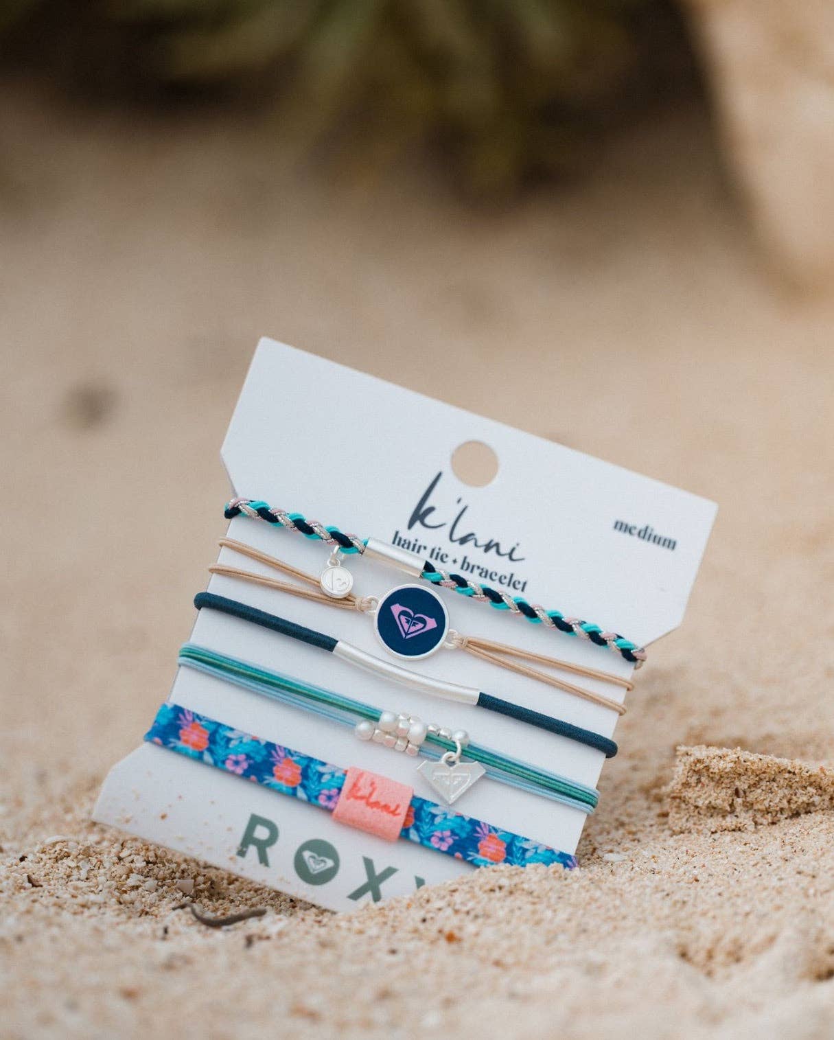 K'lani x Roxy Ocean Bloom Hair Tie Bracelet