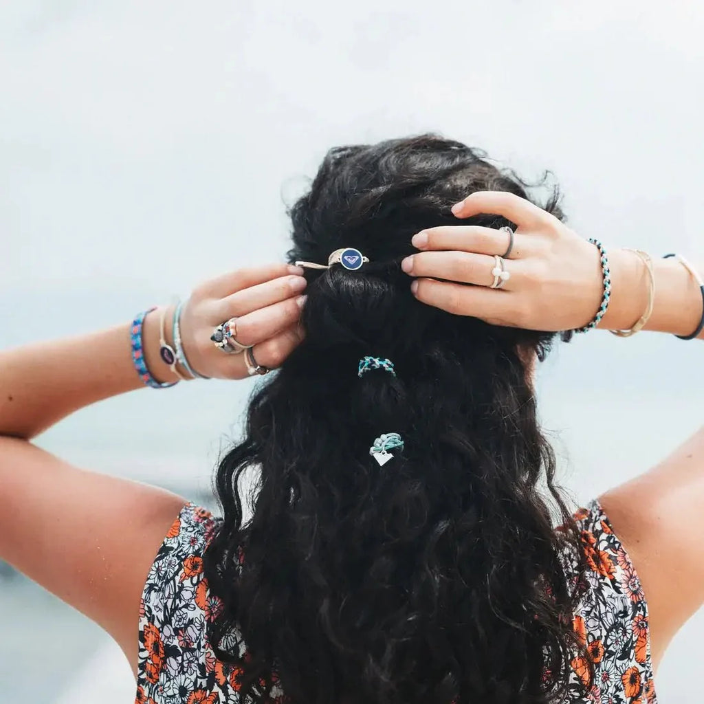 K'lani x Roxy Ocean Bloom Hair Tie Bracelet